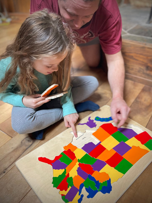 Summer Learning Special - Arithmetic and US Map Puzzles