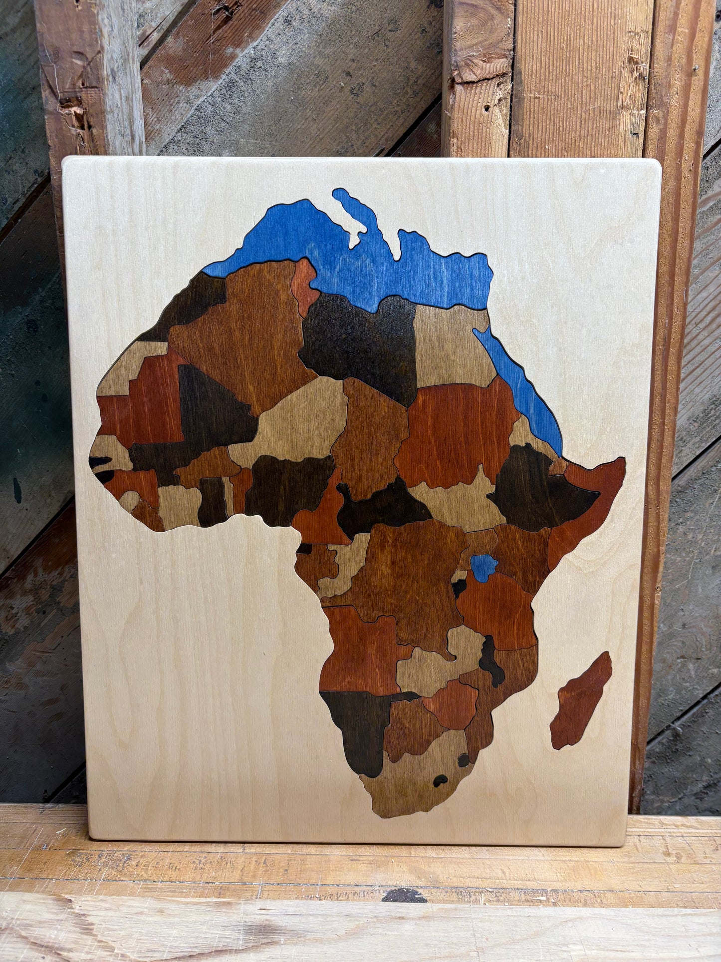 Wood Map of Africa