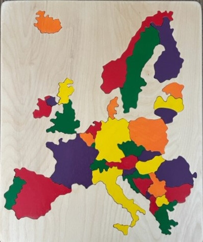 Wood Map of Western Europe