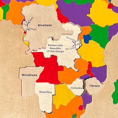 Wood Map of Africa