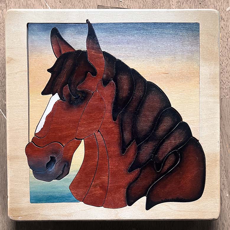 Horse - Paint a Puzzle