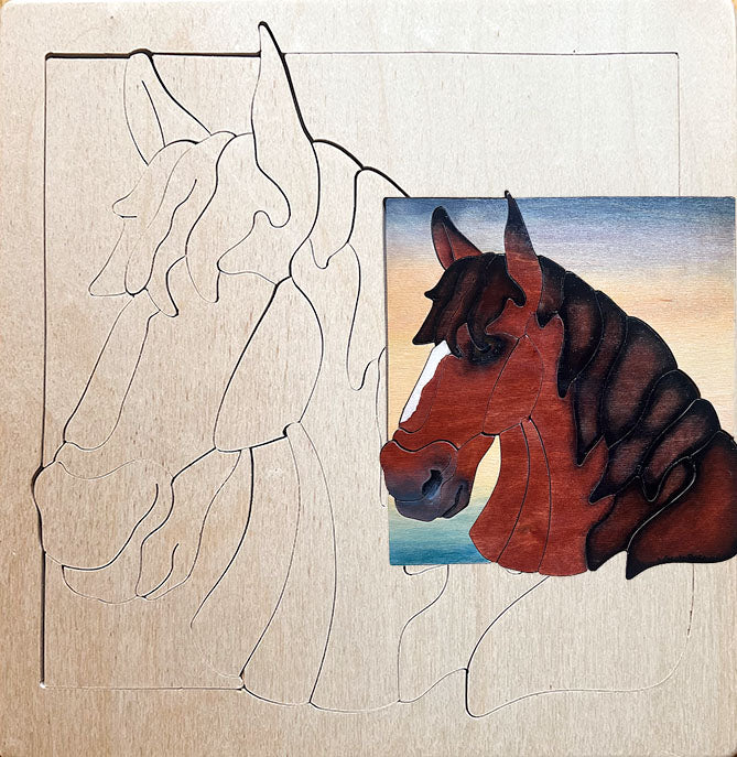 Horse - Paint a Puzzle