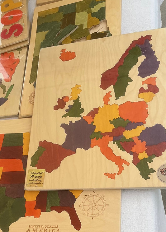 Wood Map of Western Europe