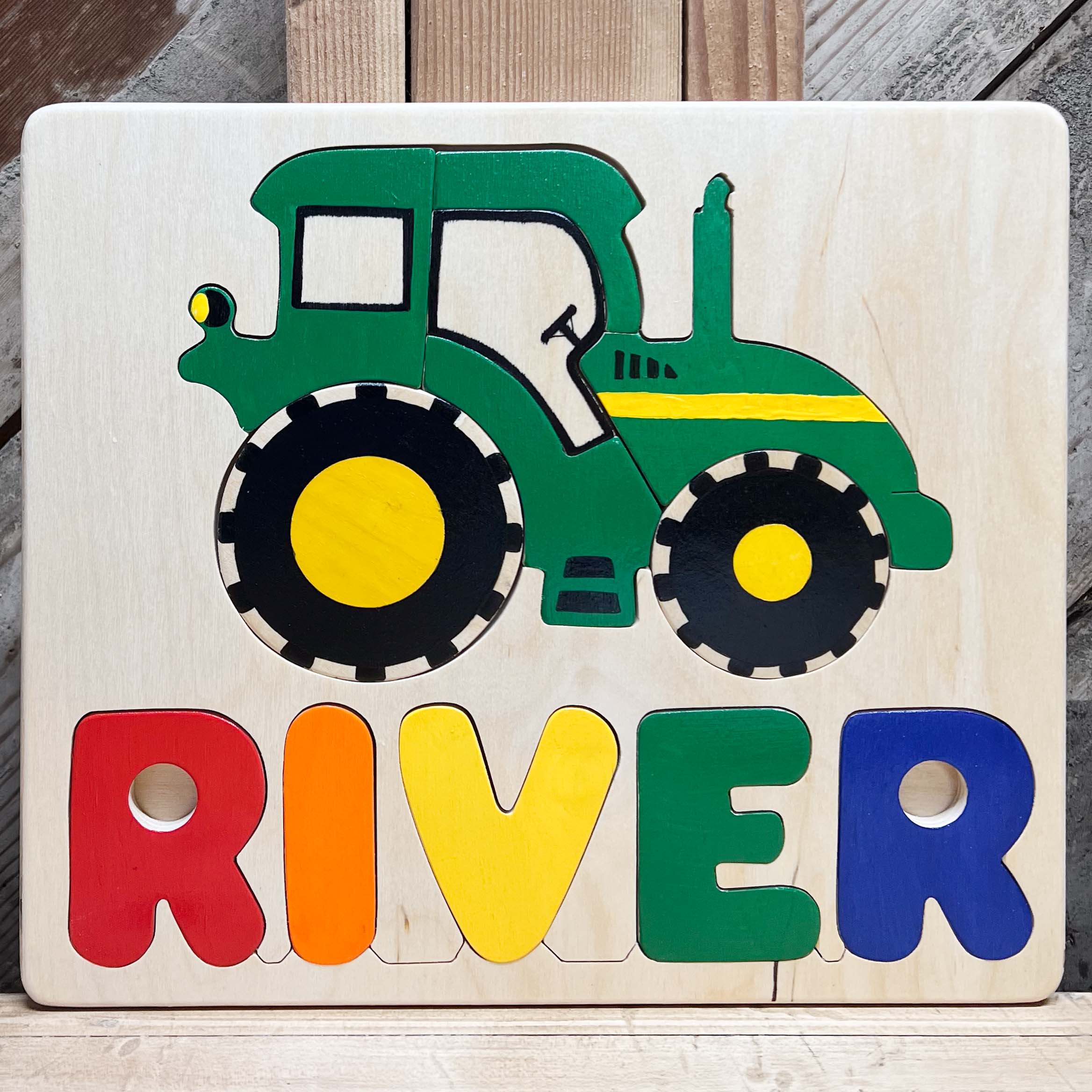 Name & Tractor – Puzzle People